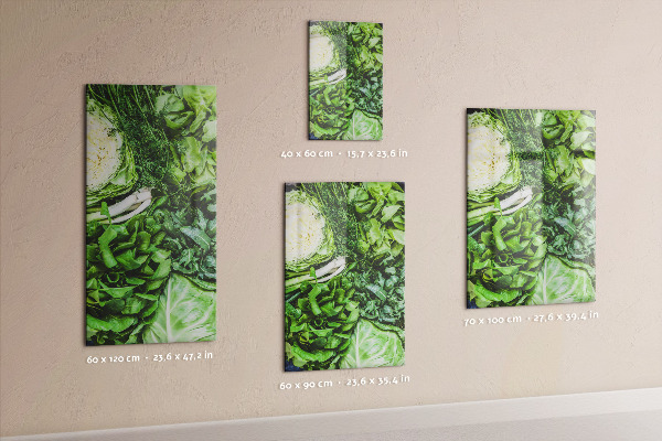 Pizarra magnética de pared Lechuga jugosa