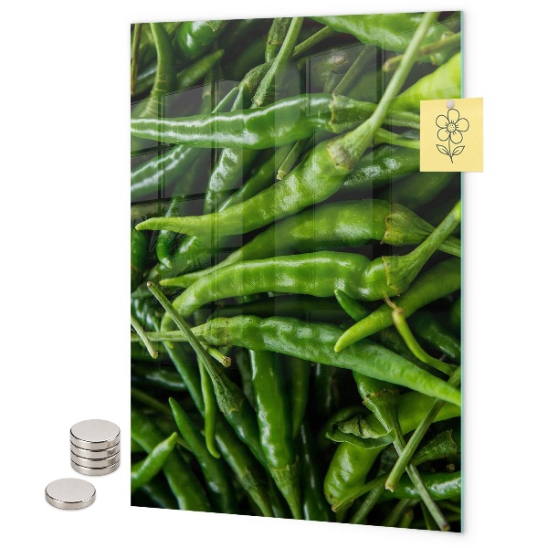Pizarrón magnético Pimiento verde
