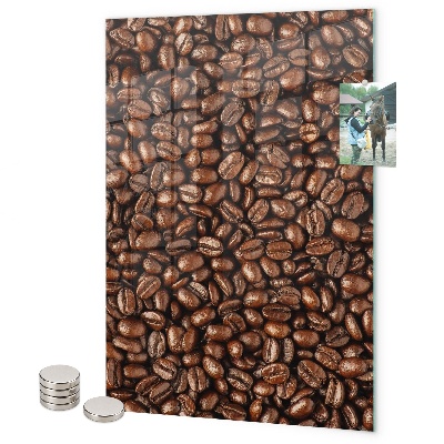 Pizarra magnética de pared Granos de café