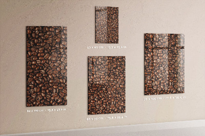 Pizarra magnética de pared Granos de café