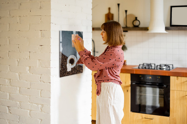 Pizarra magnética de pared Una taza de café