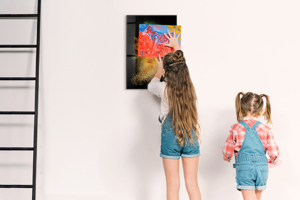 Pizarra magnética de pared Especias derramadas