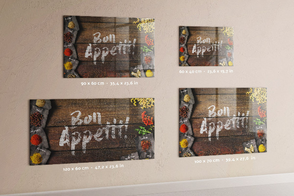 Pizarra magnética Inscripción de Bon Appétit