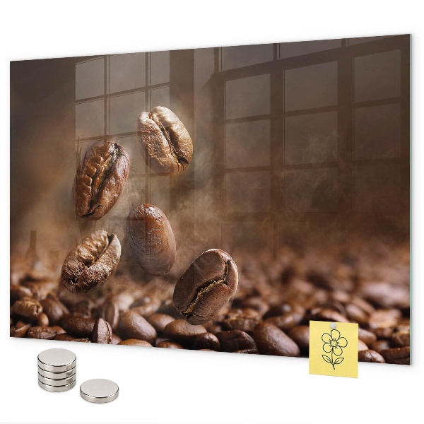Pizarra magnética de cristal Granos de café