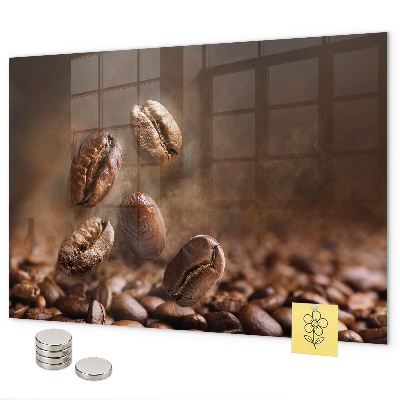 Pizarra magnética de cristal Granos de café