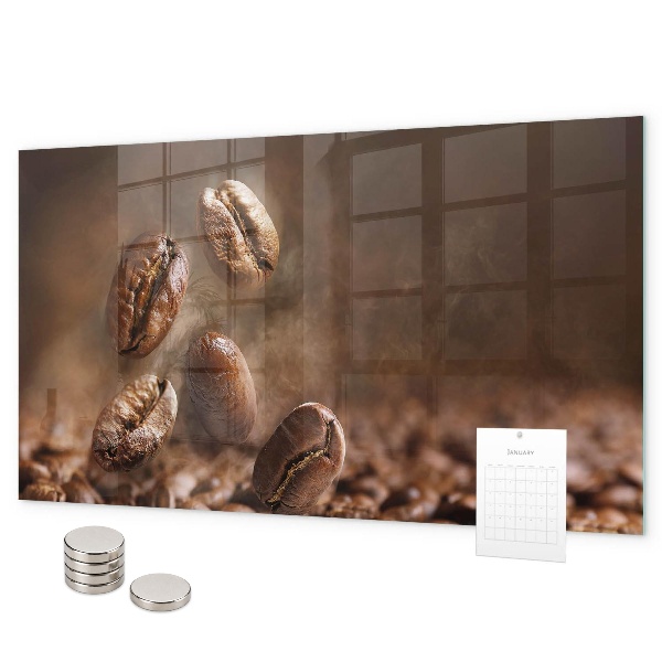 Pizarra magnética de cristal Granos de café