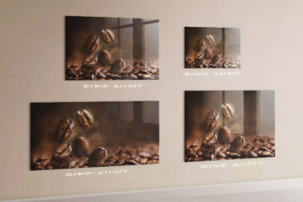 Pizarra magnética de cristal Granos de café