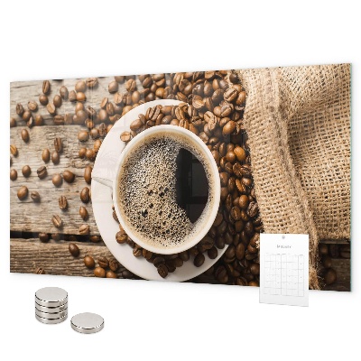 Pizarra magnética Una bolsa de café