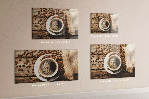 Pizarra magnética Una bolsa de café