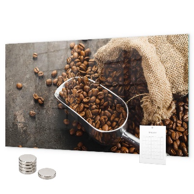 Pizarra magnética Una bolsa de café fresco