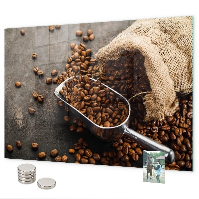 Pizarra magnética Una bolsa de café fresco