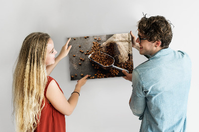 Pizarra magnética Una bolsa de café fresco