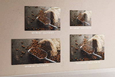 Pizarra magnética Una bolsa de café fresco