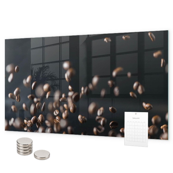 Pizarra magnética de cristal Granos de café