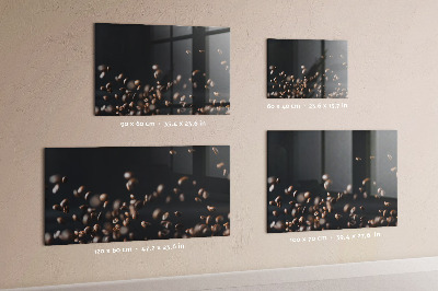 Pizarra magnética de cristal Granos de café