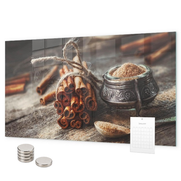 Pizarra magnética de cristal Canela