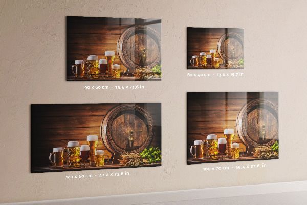 Pizarra magnética Un barril de cerveza
