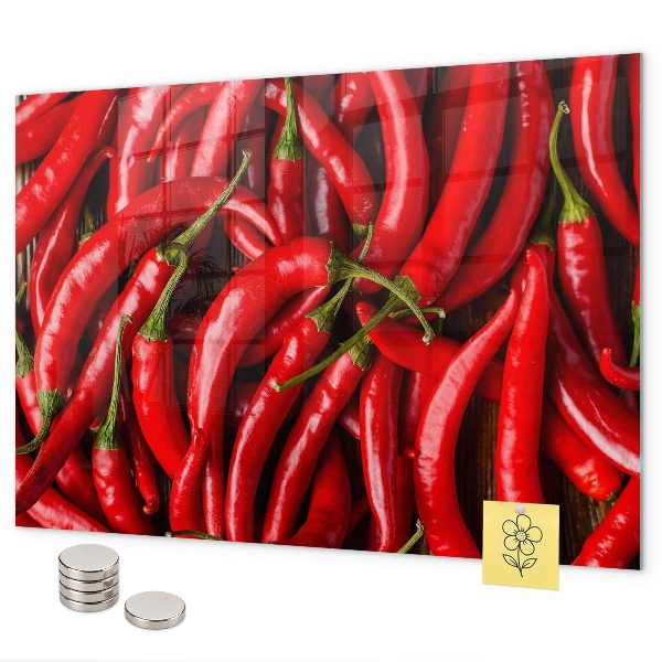 Pizarra magnética pimientos picantes