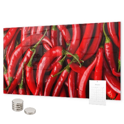 Pizarra magnética pimientos picantes
