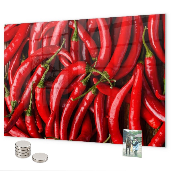 Pizarra magnética pimientos picantes