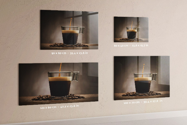Pizarra magnética Una taza de café