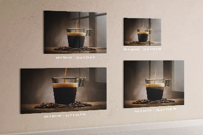 Pizarra magnética Una taza de café