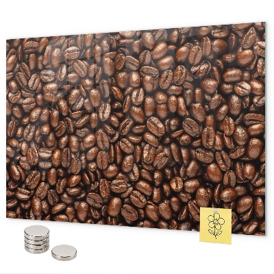 Pizarra magnética de cristal Granos de café