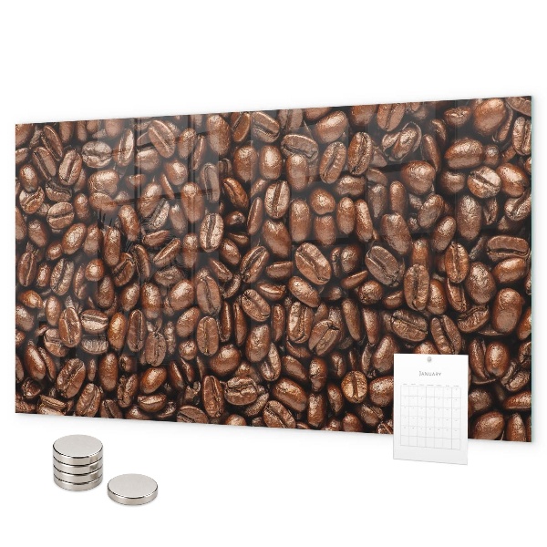 Pizarra magnética de cristal Granos de café