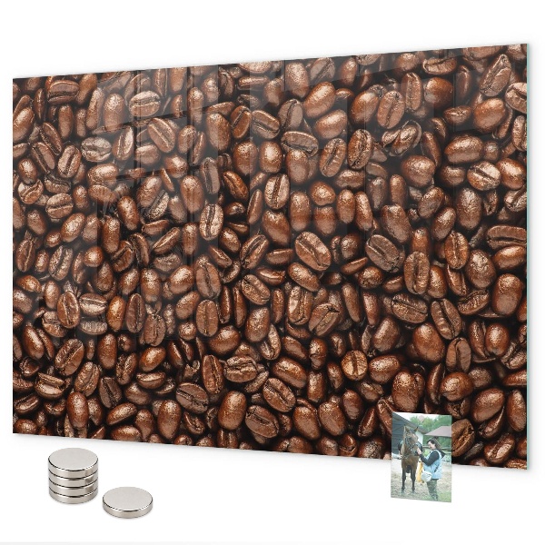 Pizarra magnética de cristal Granos de café