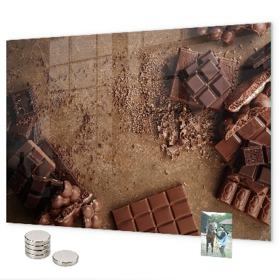 Pizarra magnética barras de chocolate