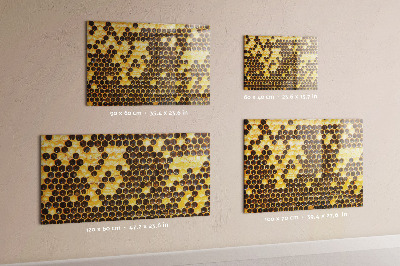 Pizarra magnética de cristal Panal