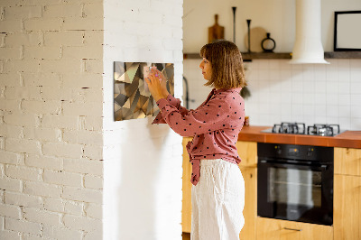 Pizarra magnética Triángulos abstractos