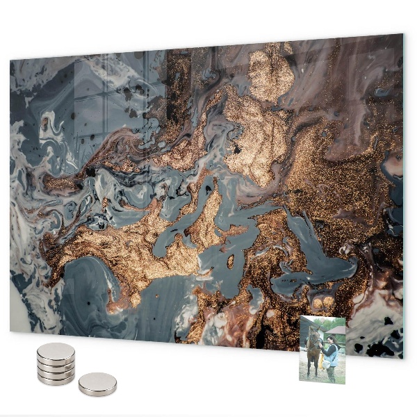 Pizarra magnética Mármol decorativo