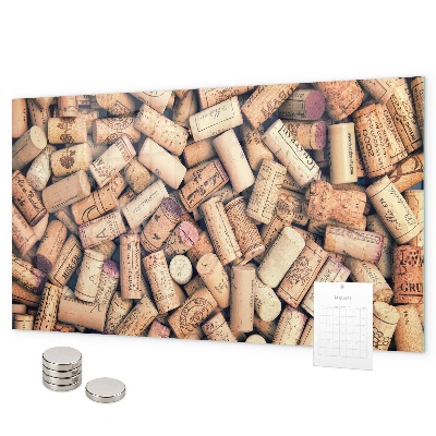 Pizarra magnética corchos de vino