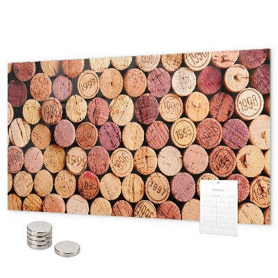 Pizarra magnética corchos de vino
