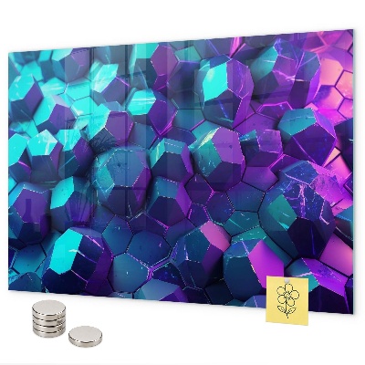 Pizarra magnética de cristal Figuras geométricas