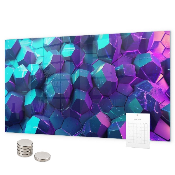 Pizarra magnética de cristal Figuras geométricas