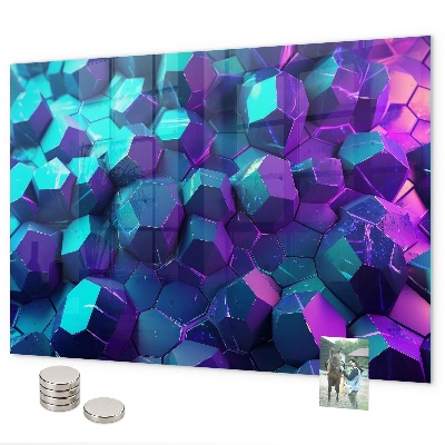 Pizarra magnética de cristal Figuras geométricas