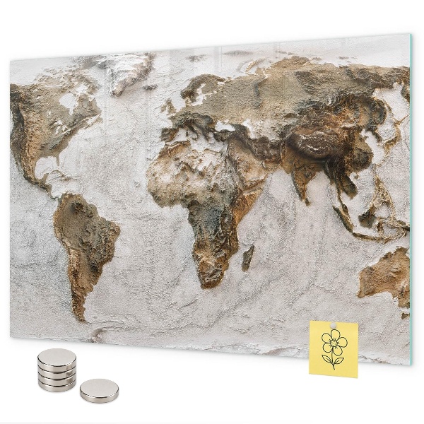 Pizarra magnética Mapa del mundo antiguo