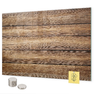 Pizarra magnética de cristal tablas de madera