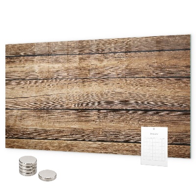 Pizarra magnética de cristal tablas de madera