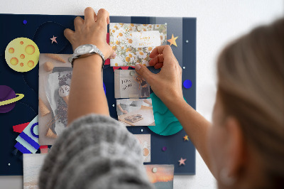 Pizarra magnética de cristal Espacio infantil
