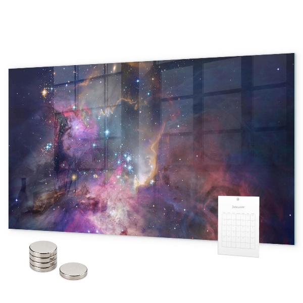 Pizarra magnética de cristal Mundo galáctico