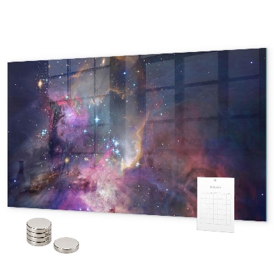 Pizarra magnética de cristal Mundo galáctico