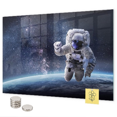 Pizarra magnética de cristal Astronauta