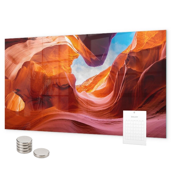 Pizarra magnética de cristal Cañón