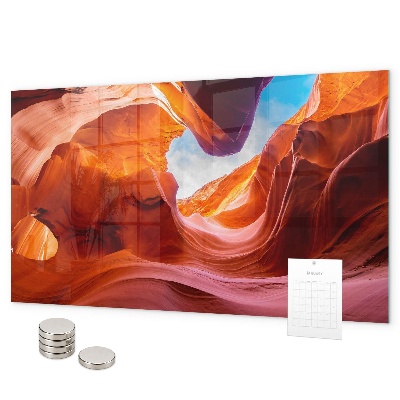 Pizarra magnética de cristal Cañón