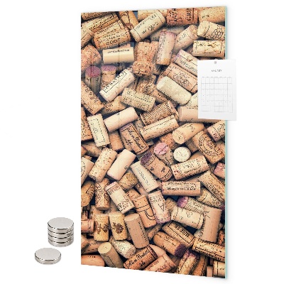 Pizarrón magnético corchos de vino