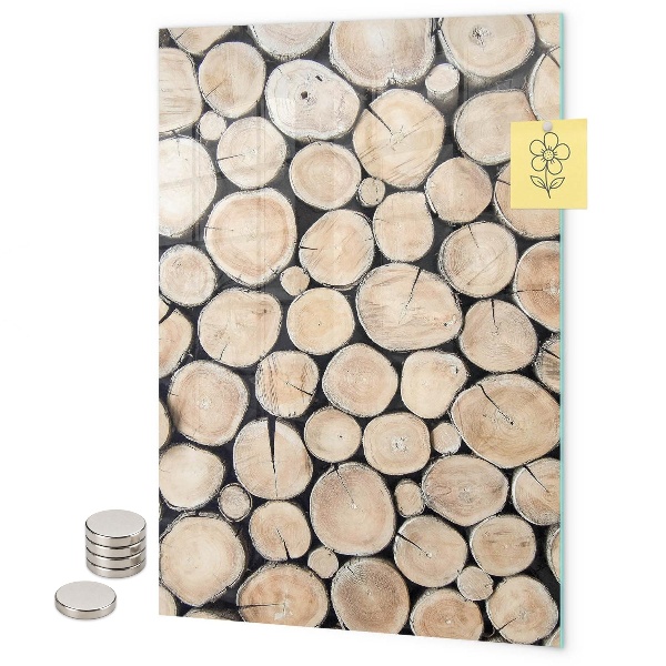 Pizarra magnética de pared Un árbol talado
