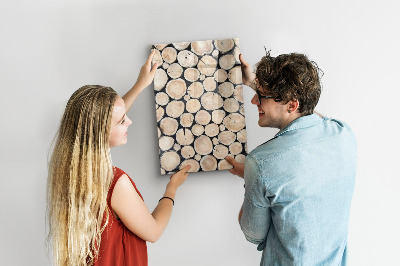 Pizarra magnética de pared Un árbol talado